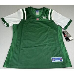 NFL Pro Line New York Jets Women's Jersey Medium Green‎ White NWT